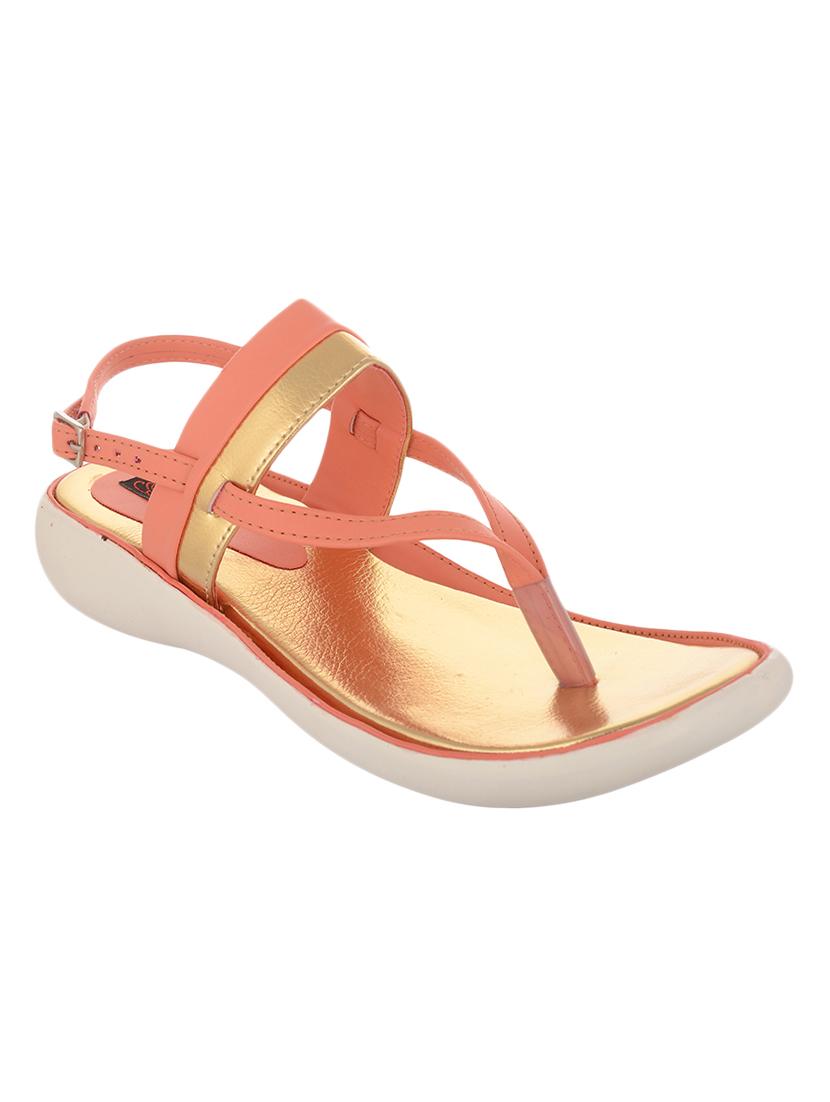 pink back strap synthetic sandal - 12165550 - Zoom Image - 0
