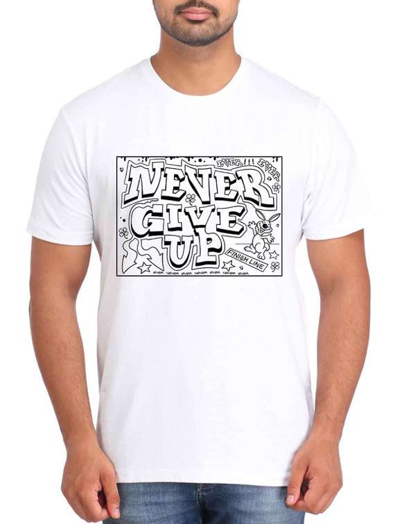 white polyester tshirt