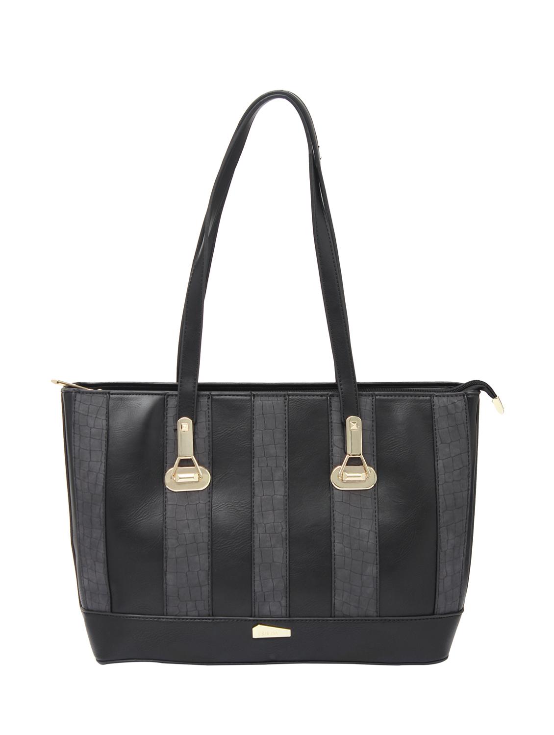 black synthetic leather handbag - 12184899 - Zoom Image - 0