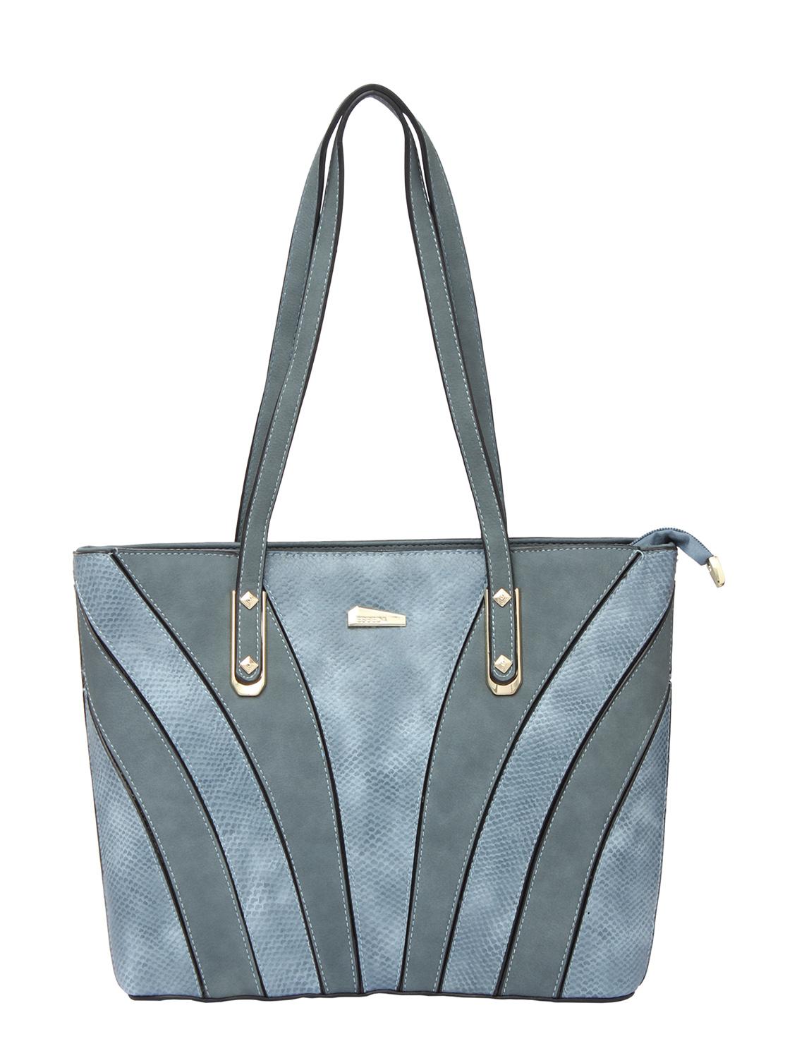 multi textured synthetic leather handbag - 12184912 - Zoom Image - 0