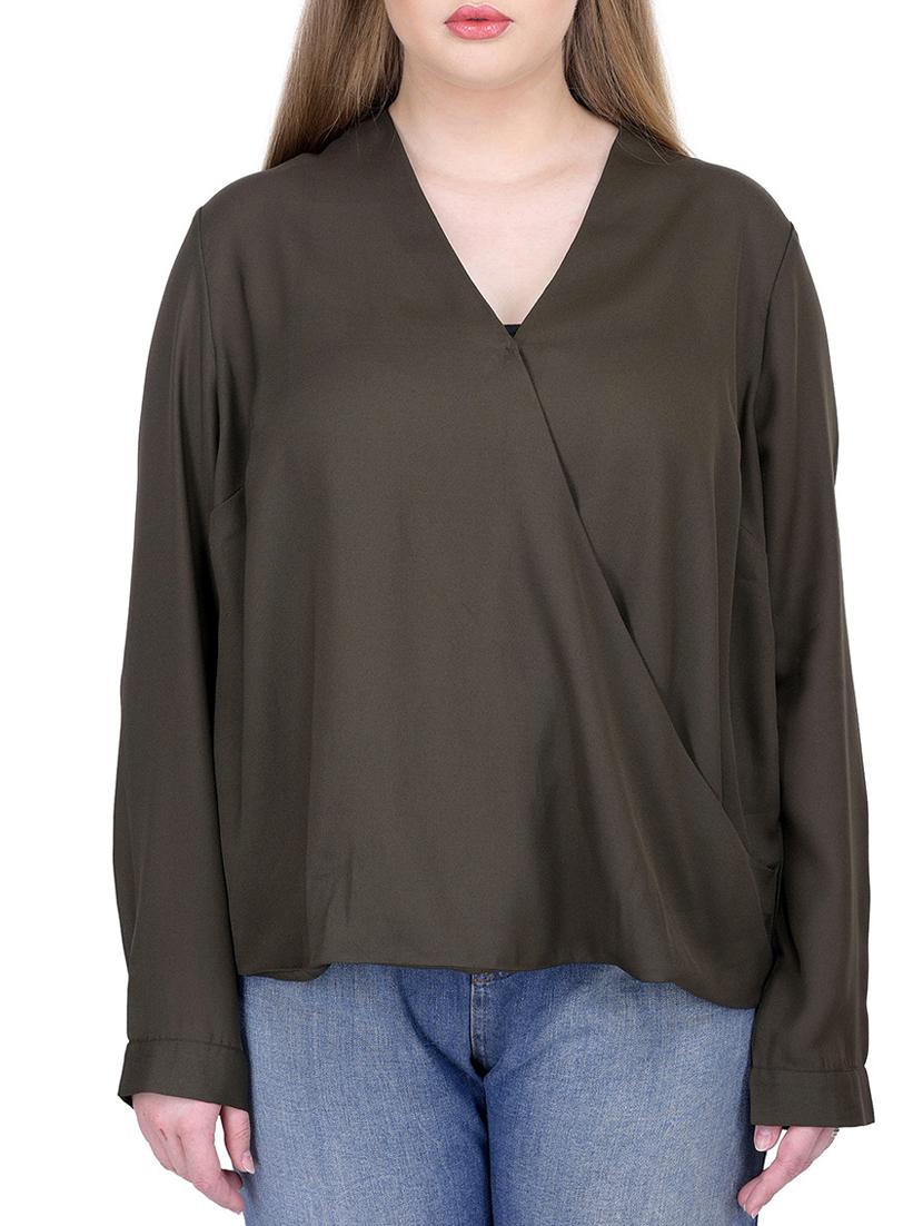 olive green regular top - 12197444 -  Zoom Image - 0