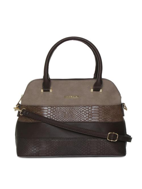 multi synthetic leather textured handbag with sling - 12203211 - Standard Image - 0