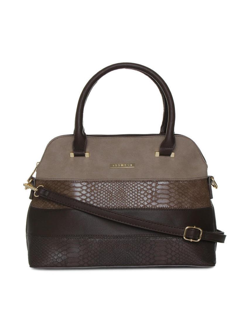 multi synthetic leather textured handbag with sling - 12203211 - Zoom Image - 0