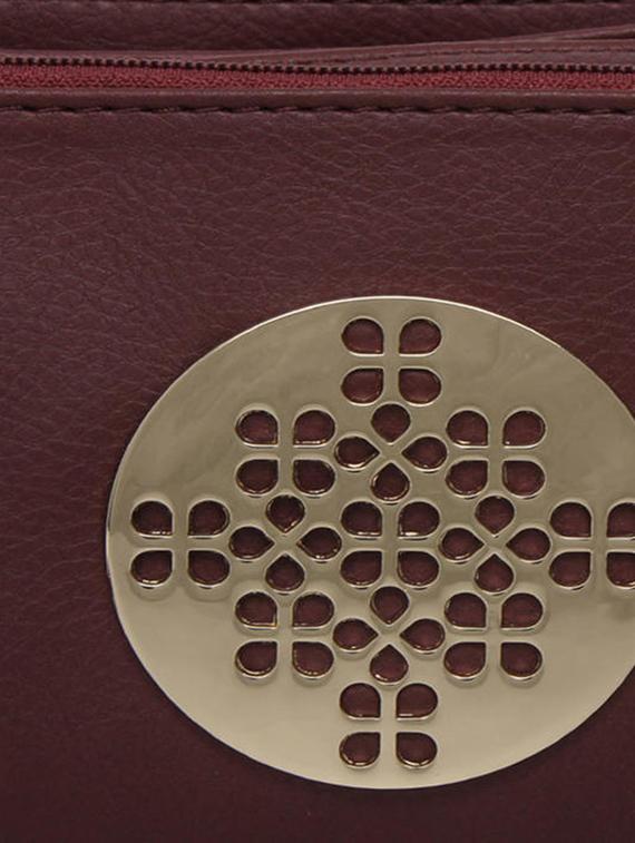 purple synthetic leather wallet - 12203229 - Standard Image - 3