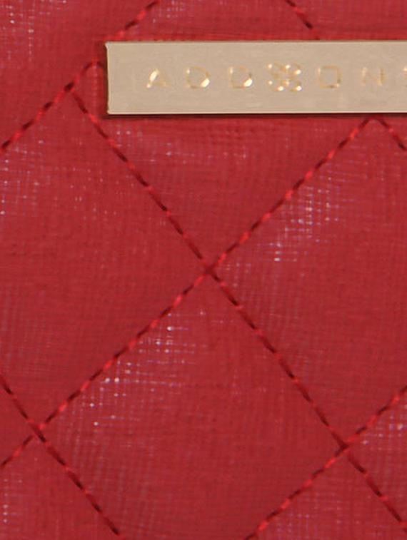 red quilted leatherette sling bag - 12203363 - Standard Image - 3