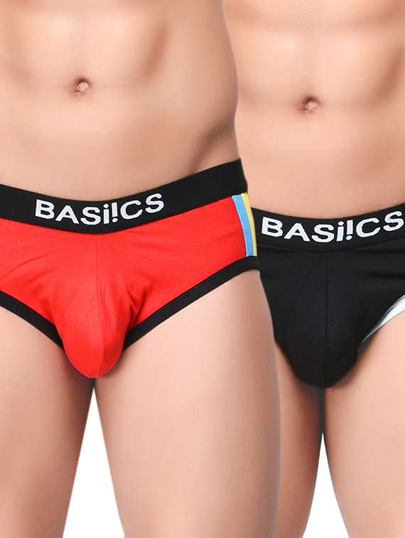 multi colored cotton brief