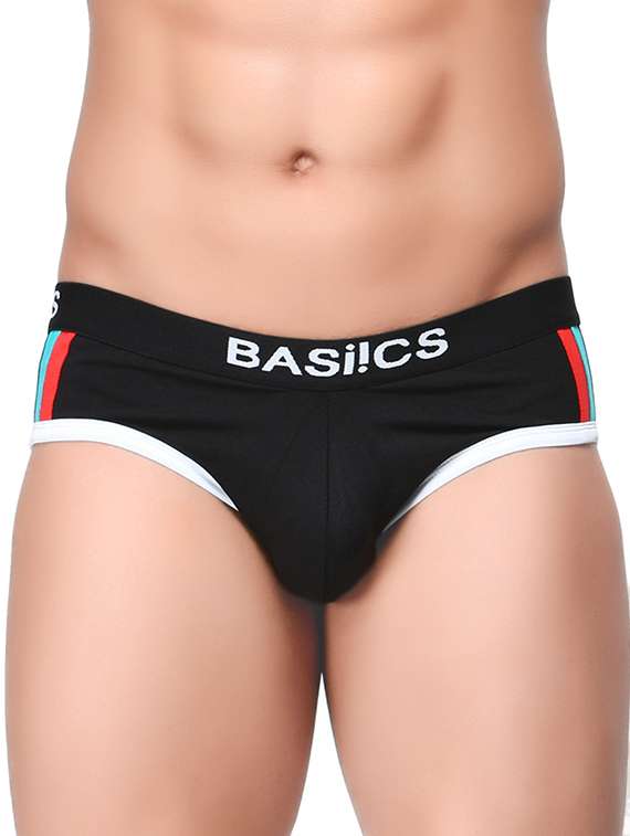 multi colored cotton brief - 12204940 -  Standard Image - 3