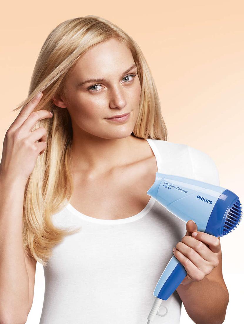 Philips HP8100/06 1000W Compact Blue Colour Hair Dryer For Women - By