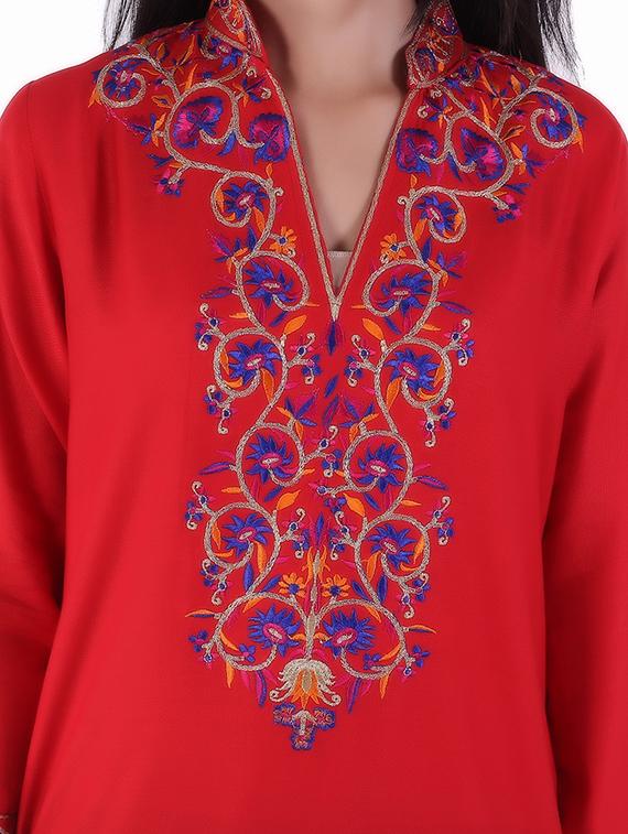 women's straight kurta - 12215126 - Standard Image - 3