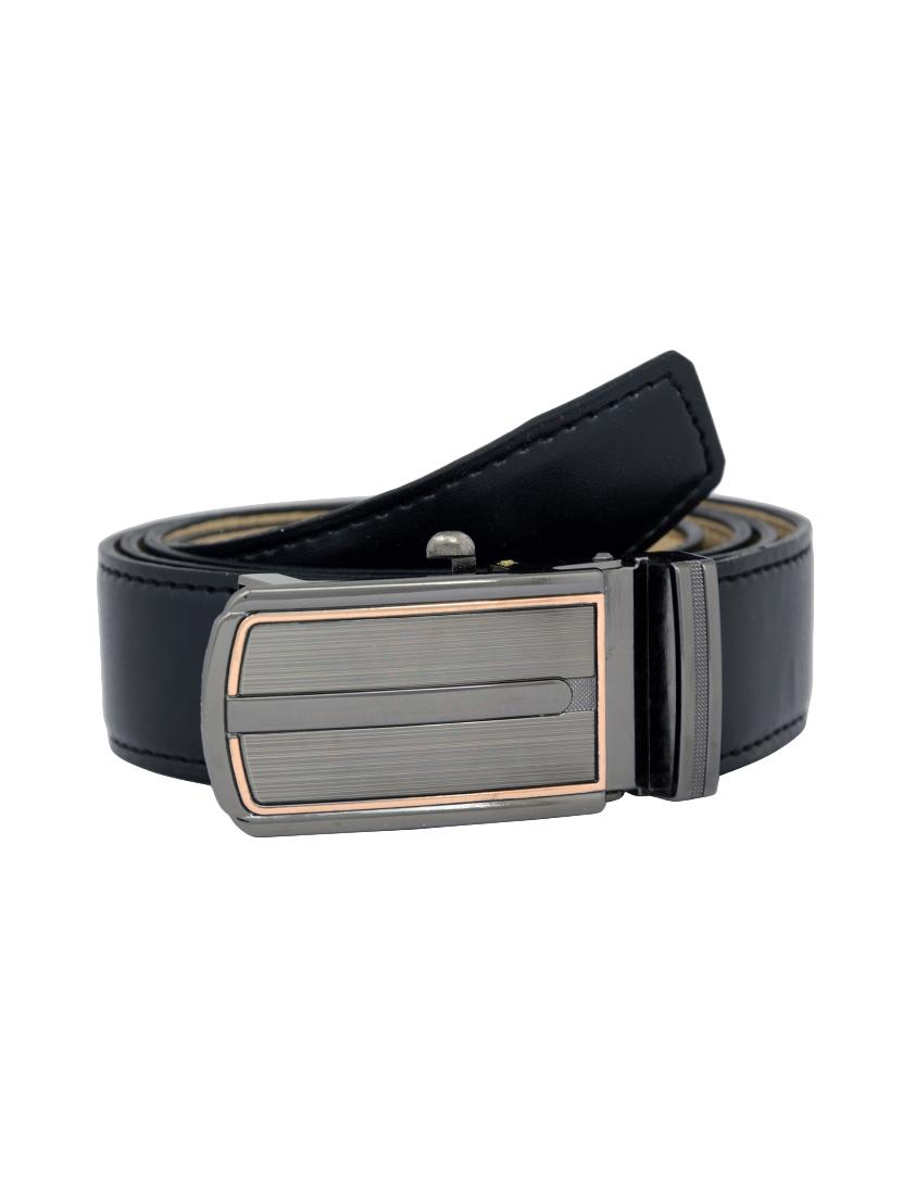 black leather belt - 12220999 -  Zoom Image - 0