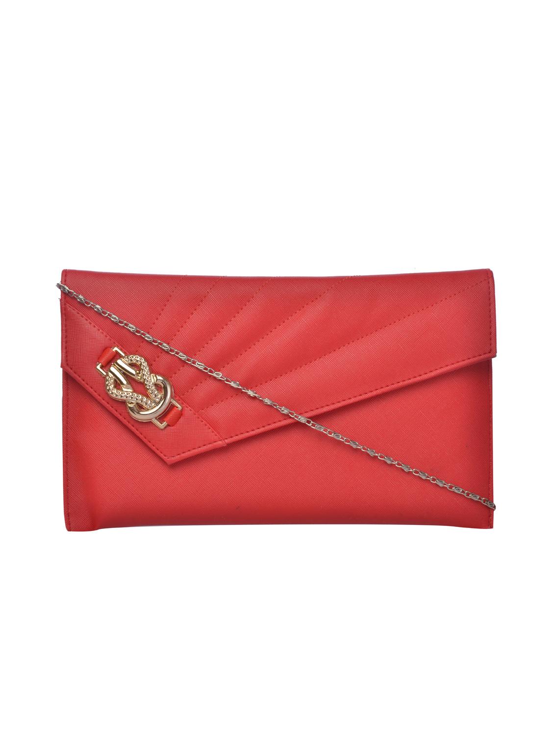 red leatherette sling bag - 12221062 - Zoom Image - 0