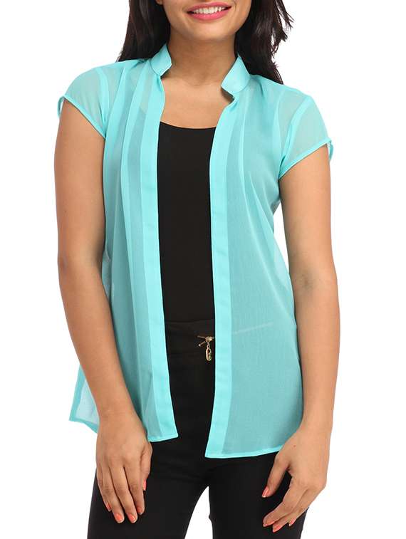 cap sleeves solid shrug