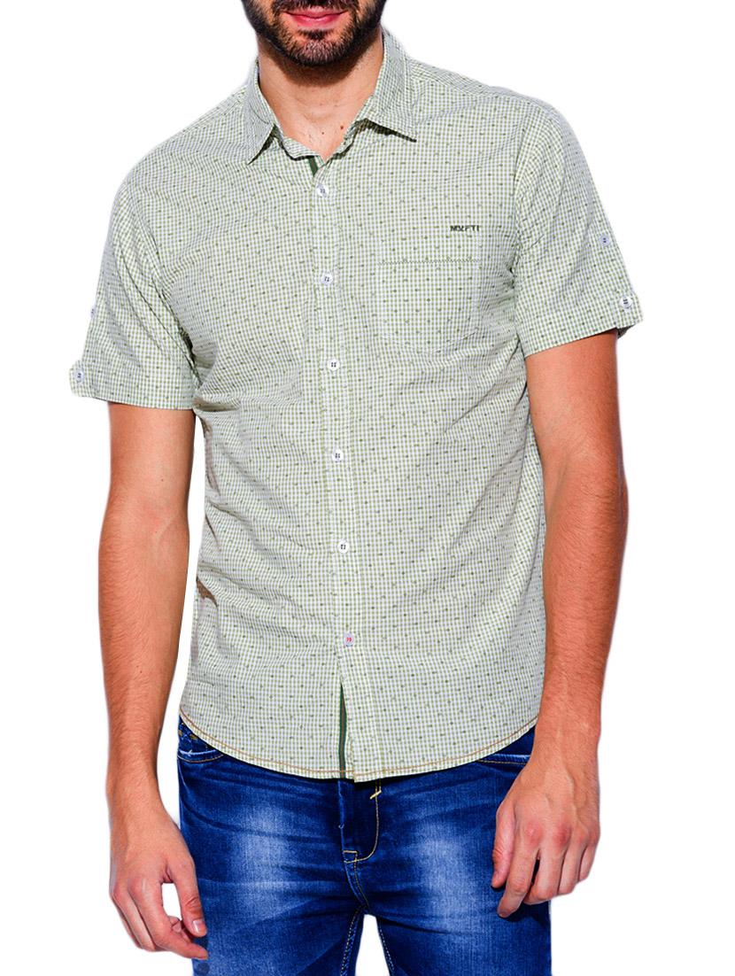mufti mens green slim fit mid rise casual shirts - 12242718 - Zoom Image - 0