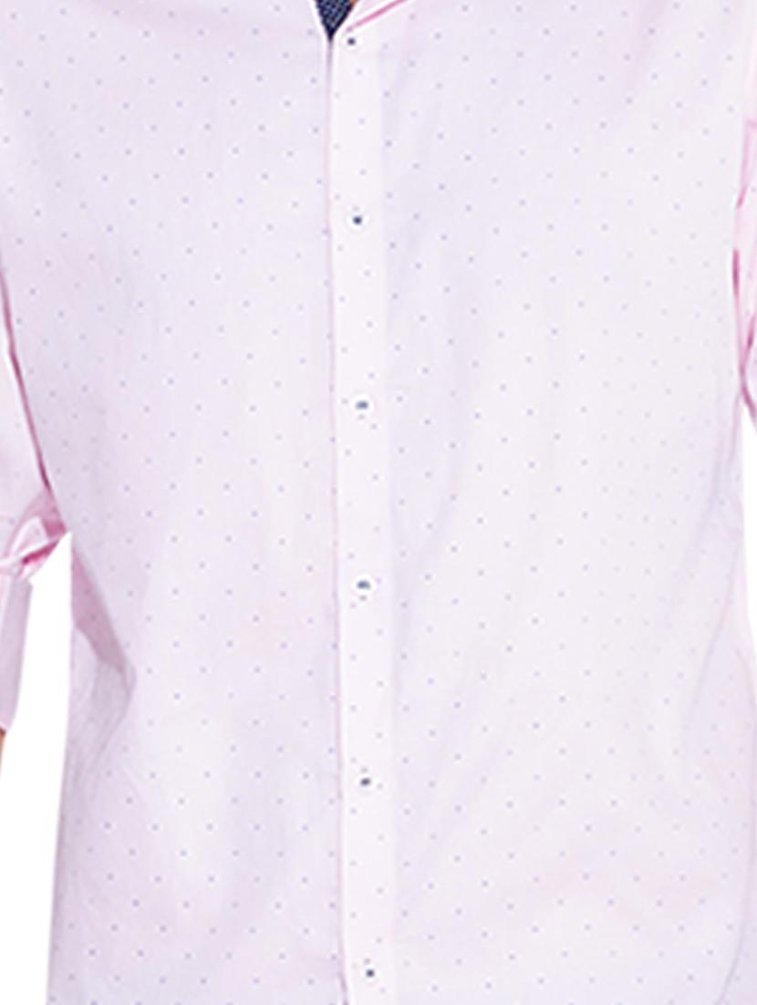 mufti mens pink slim fit mid rise casual shirts - 12242725 - Standard Image - 3