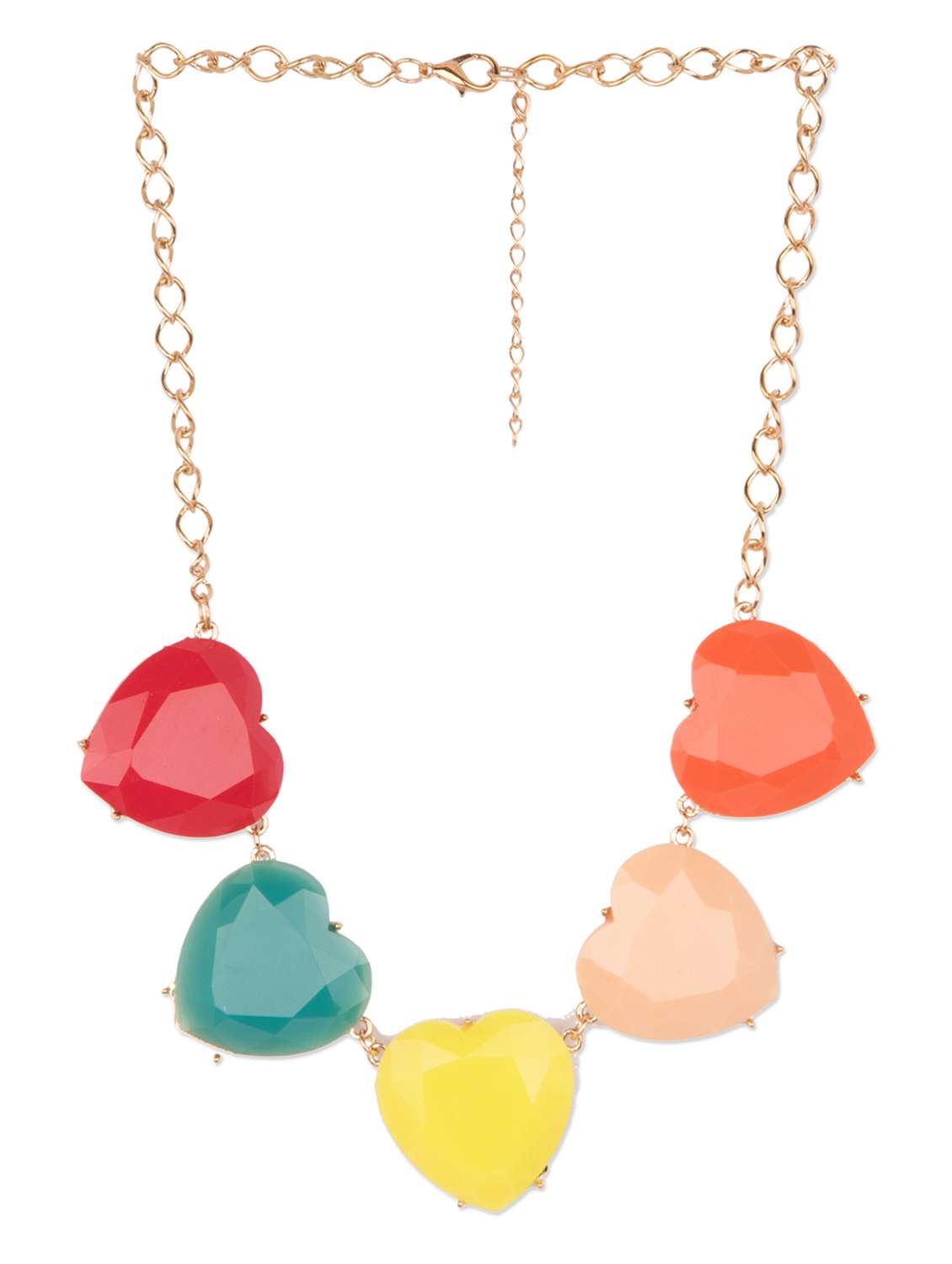 Diva Walk multi alloy short necklace