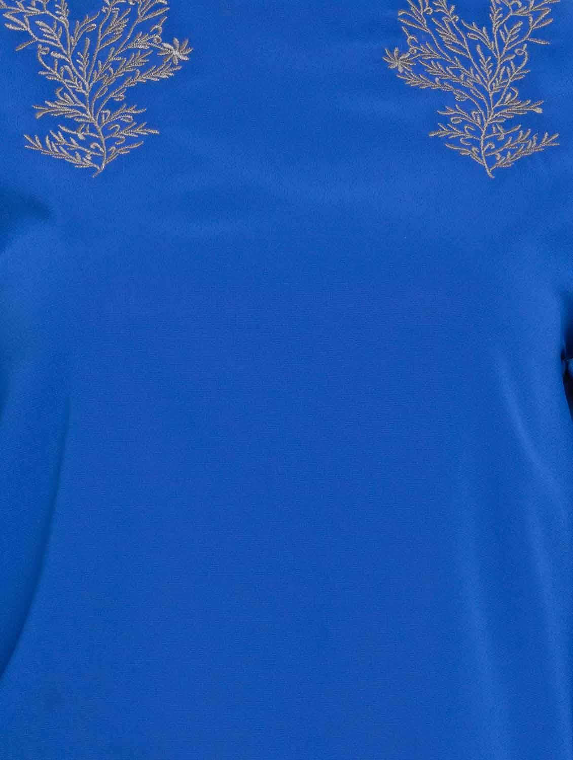 red georgette regular top - 12252625 - Standard Image - 3