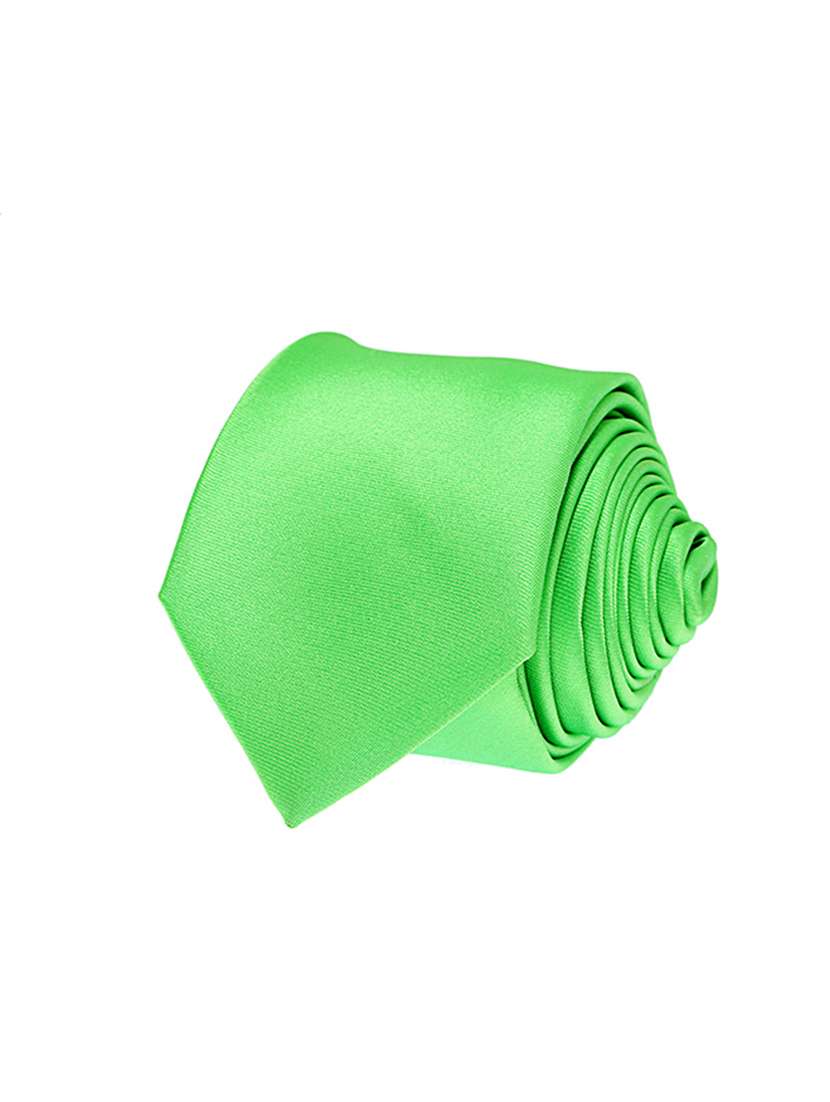 green micro fiber tie