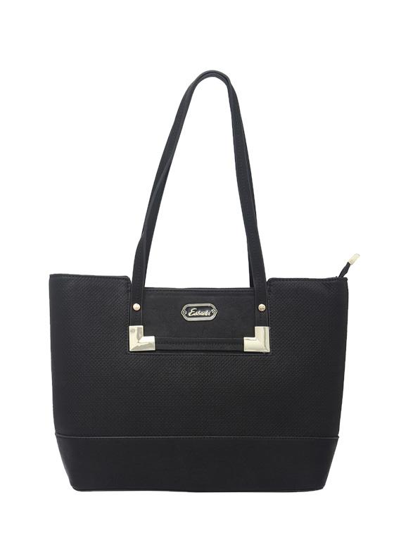 black synthetic leather handbag - 12262497 - Zoom Image - 0