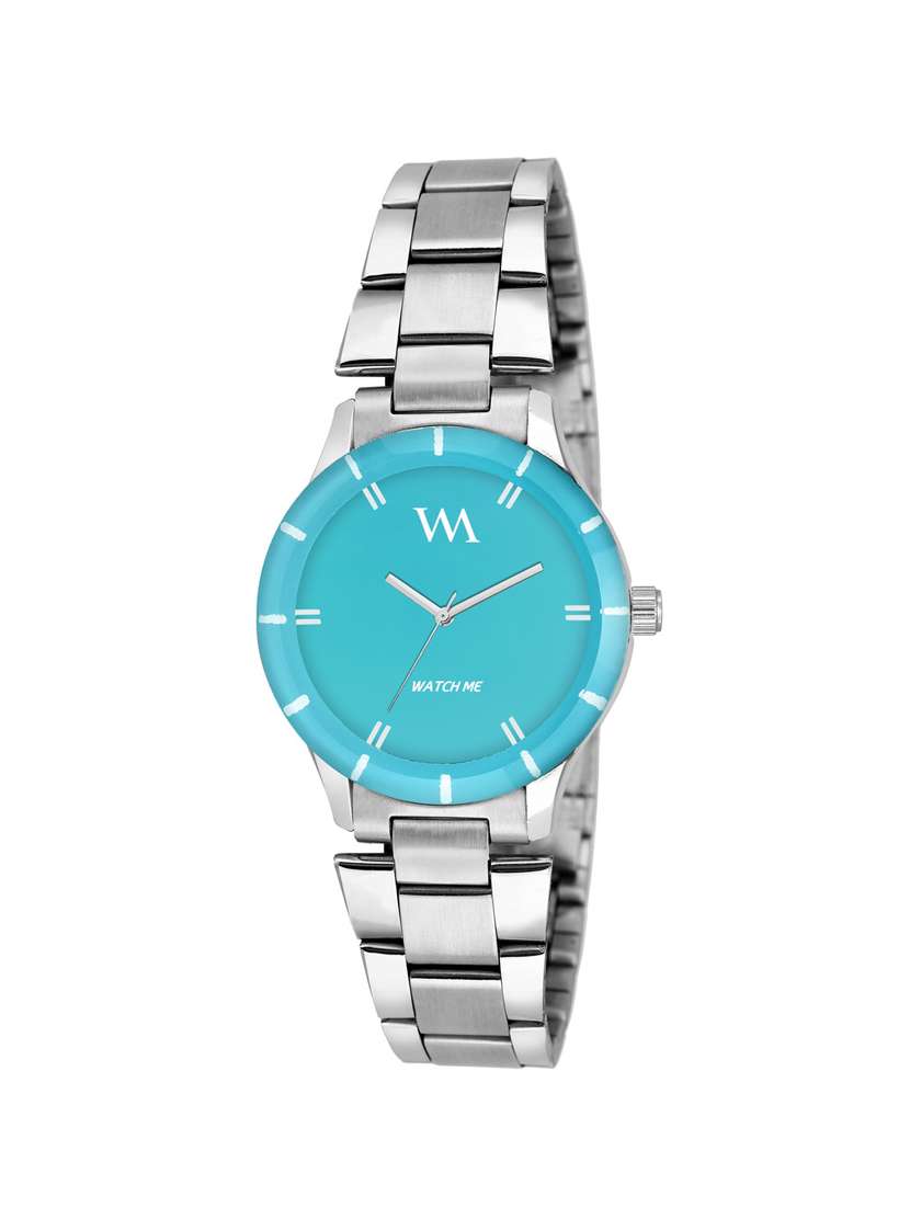 Buy online Blue Round Dial Wrist Watch from watches for Women by