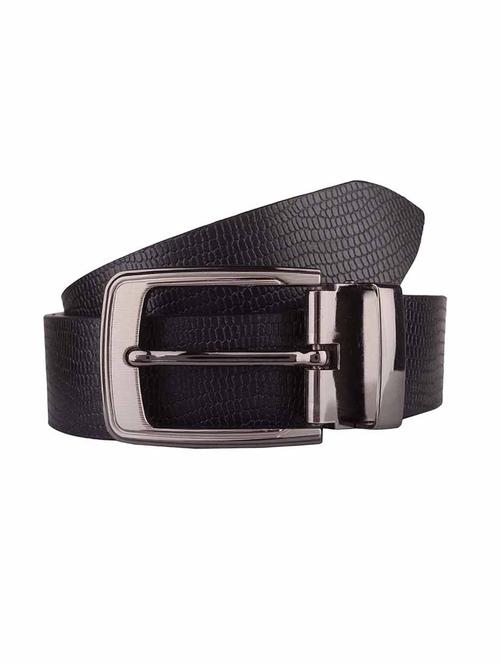 black leather belt - 12271567 -  Standard Image - 0