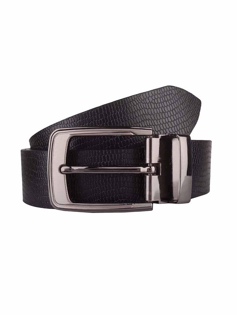 black leather belt - 12271567 -  Zoom Image - 0