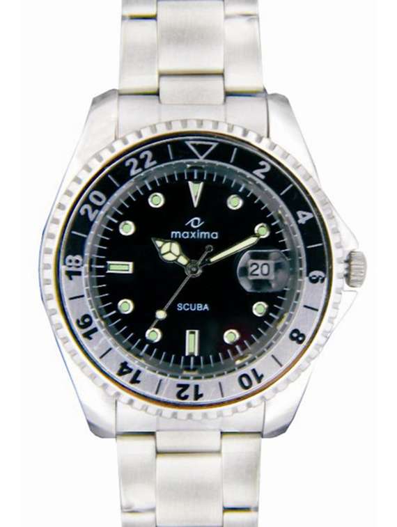 Buy online Maxima Attivo Analog Black Dial Men's Watch 18200cmgi