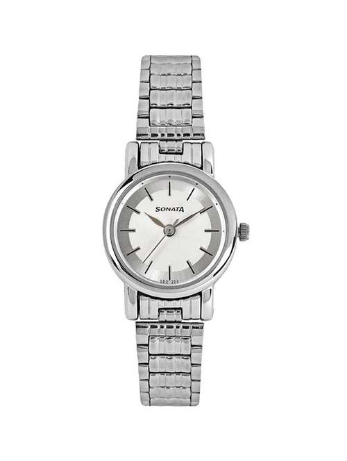 Buy online Sonata Analog White Dial Women's Watch 8976sm01j from