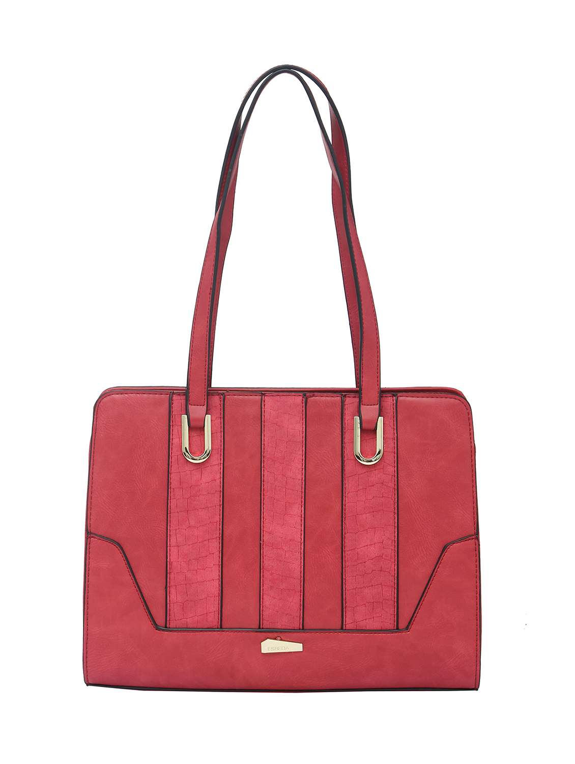 red synthetic leather handbag - 12306286 - Zoom Image - 0