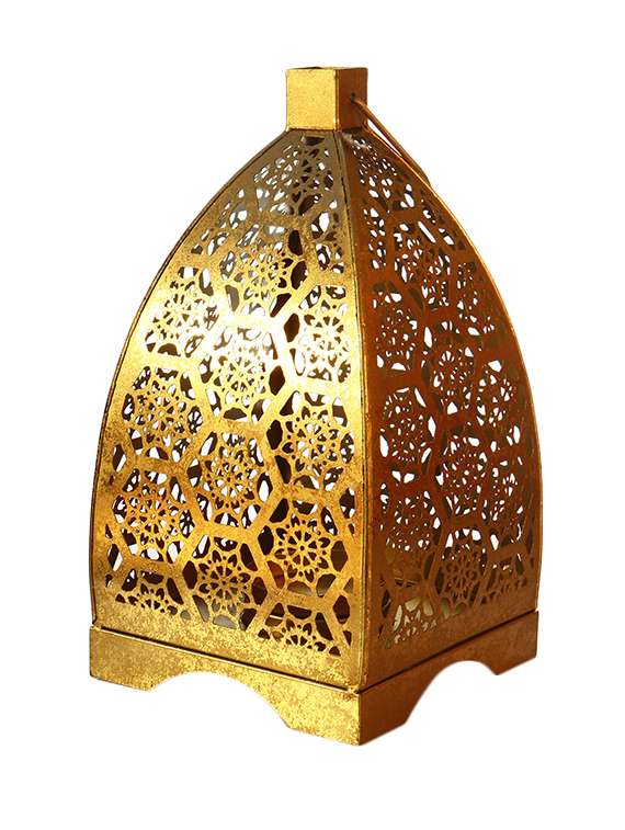 Anasa Golden Metel Lantern