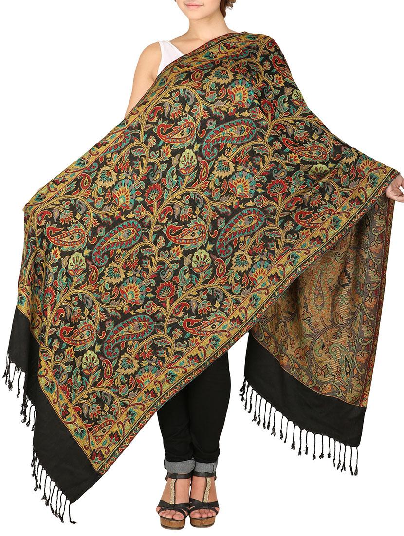 multi colored viscose shawl - 12331268 - Zoom Image - 0