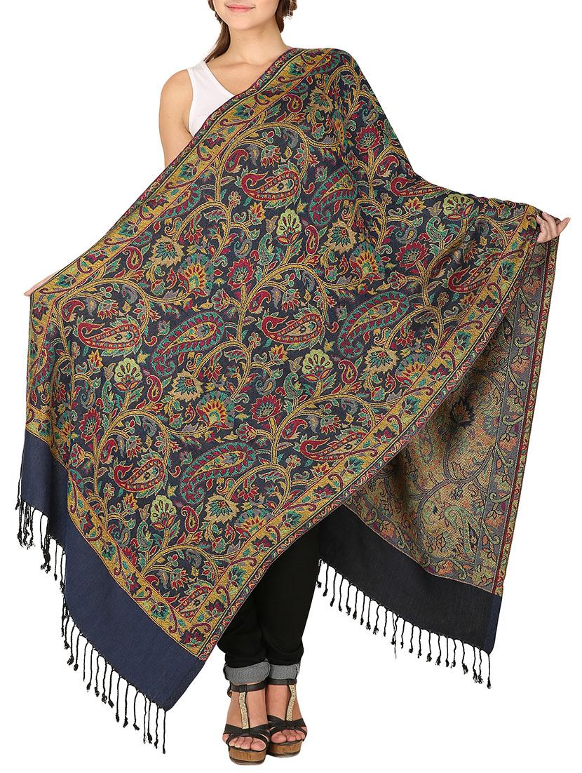 multi colored viscose shawl - 12331269 -  Zoom Image - 0