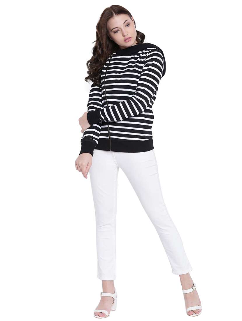 black fleece hooded sweatshirt - 12332200 -  Standard Image - 5