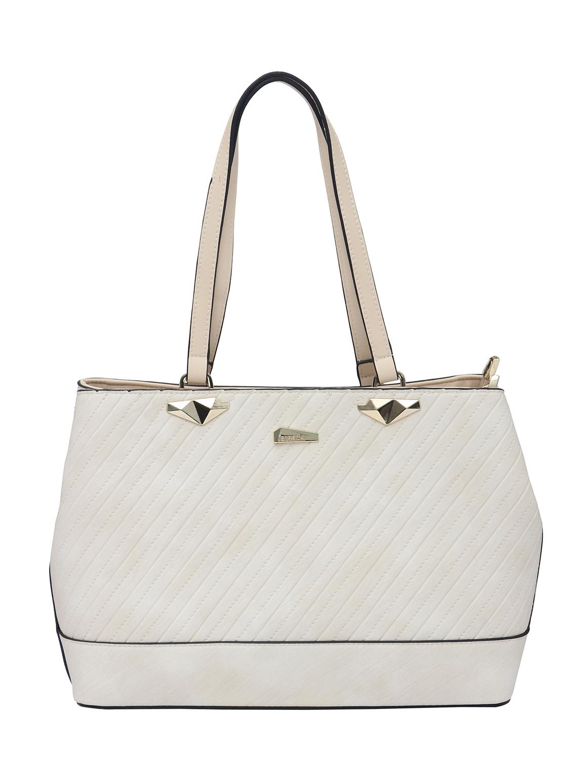 white synthetic leather handbag - 12345646 - Zoom Image - 0