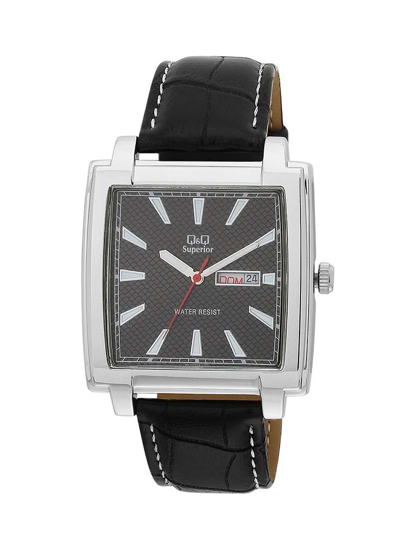 Buy online Q&q Shogun Analog Black Dial Men's Watch from Watches