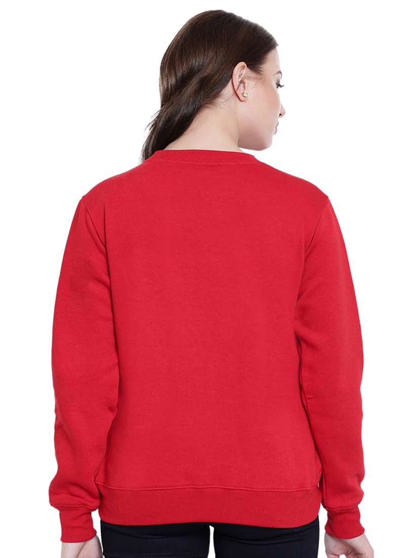 red fleece sweatshirt - 12369833 - Standard Image - 3