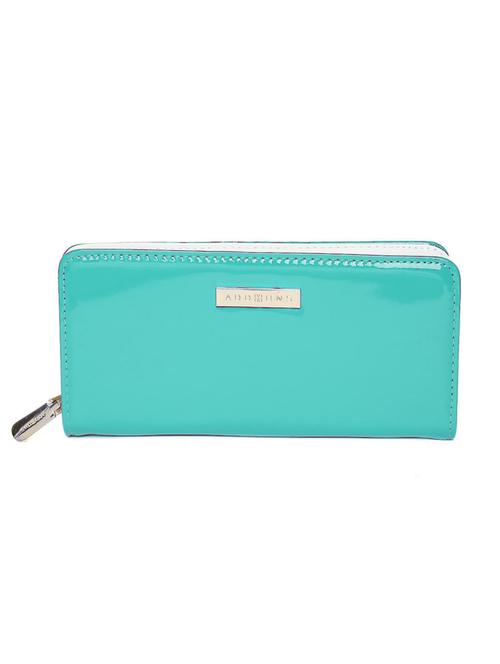 turquoise blue leatherette wallet - 12370199 - Standard Image - 0