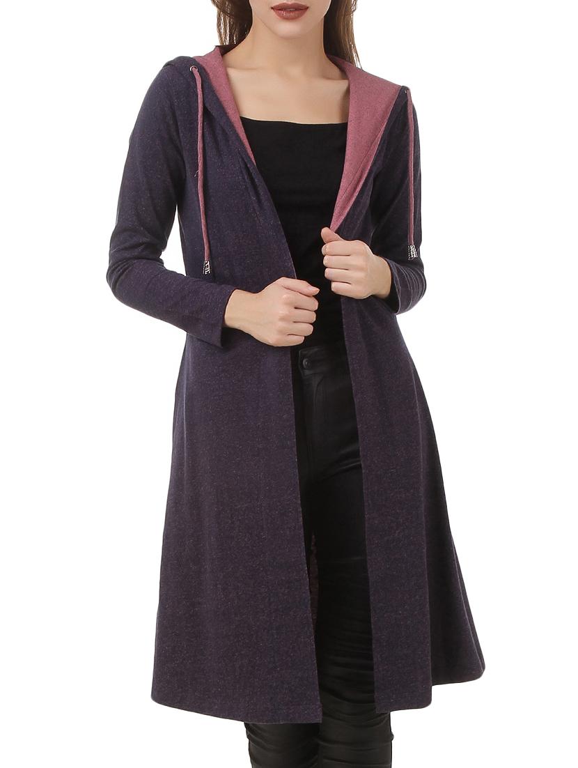 drawstring detail hooded shrug - 12375430 - Zoom Image - 0