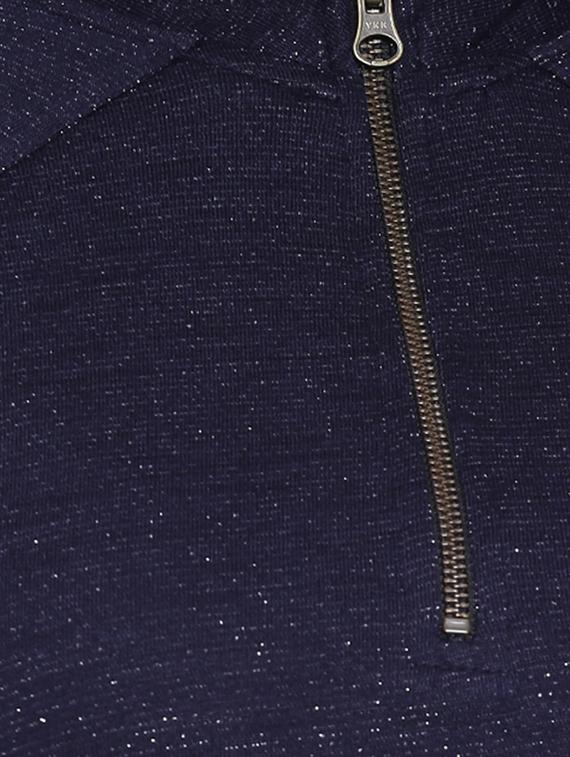navy blue cotton pullover - 12375454 - Standard Image - 5
