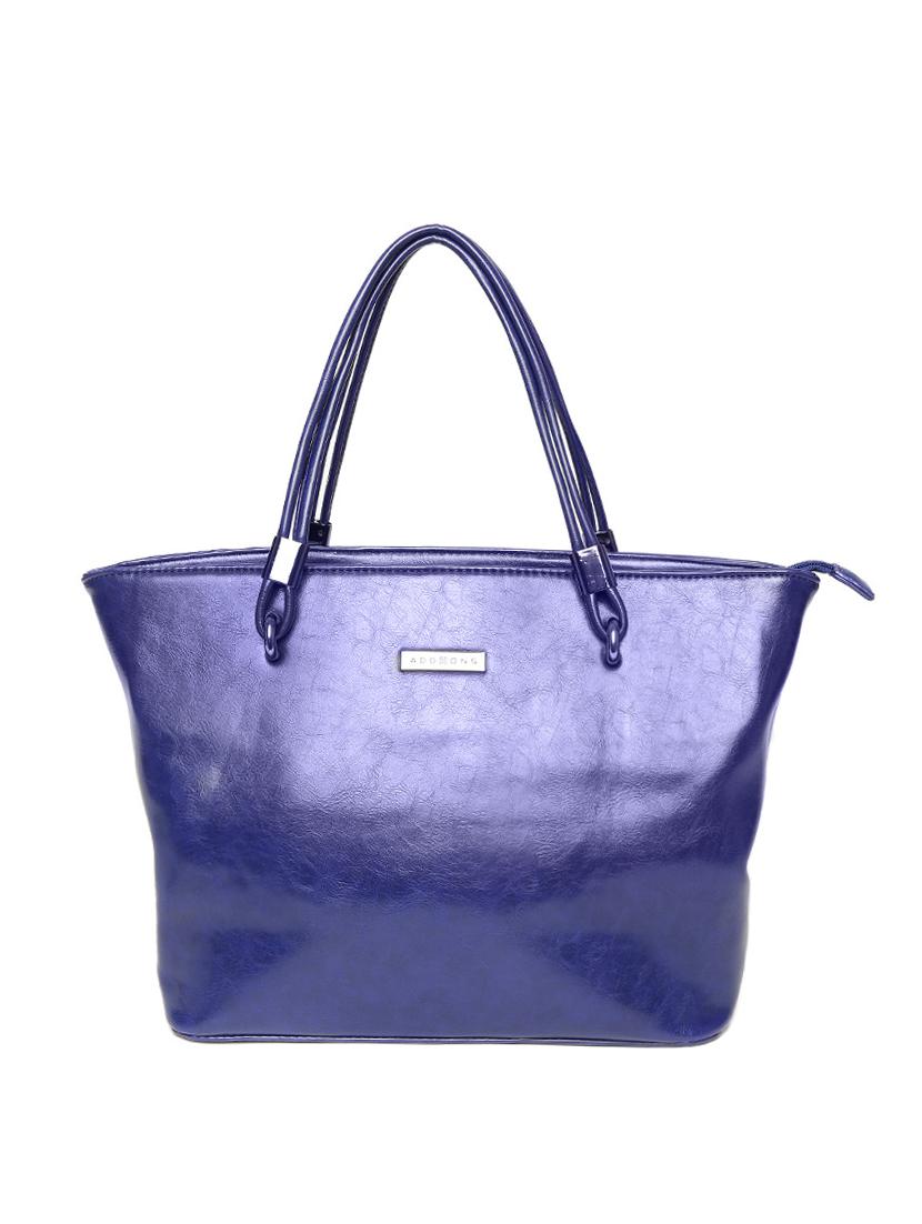 blue leatherette handbag - 12393235 -  Zoom Image - 0