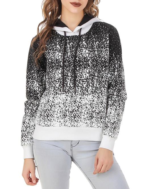 drawstring detail hooded sweatshirt - 12403224 -  Standard Image - 0