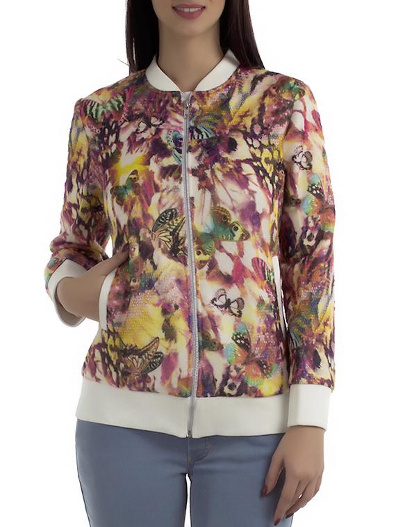 multi color fleece jacket - 12405997 -  Zoom Image - 0