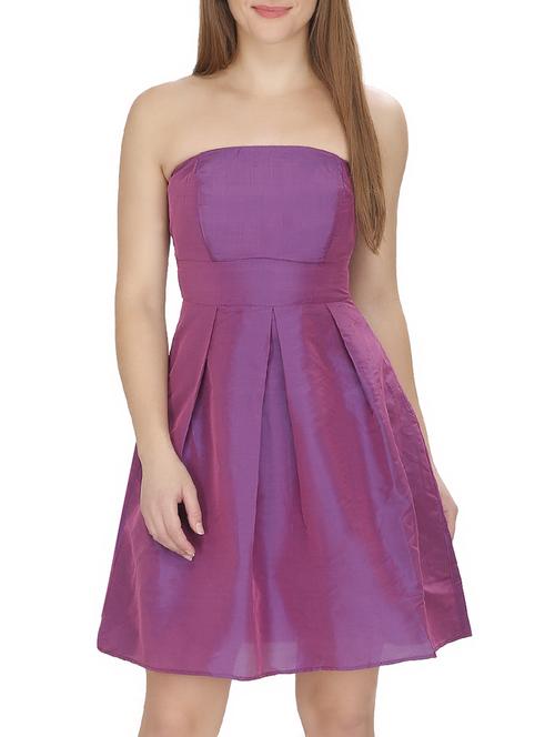 purple tube dress - 12415552 - Standard Image - 0