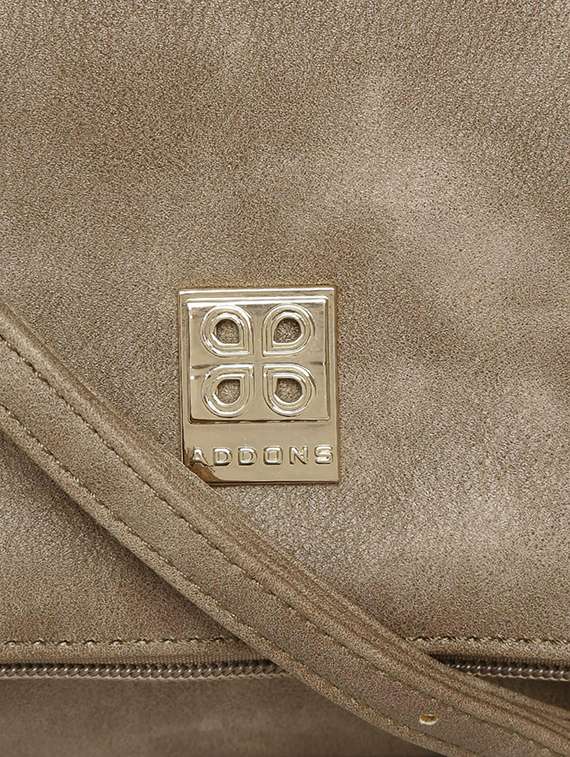 beige leatherette sling bag - 12416270 -  Standard Image - 3