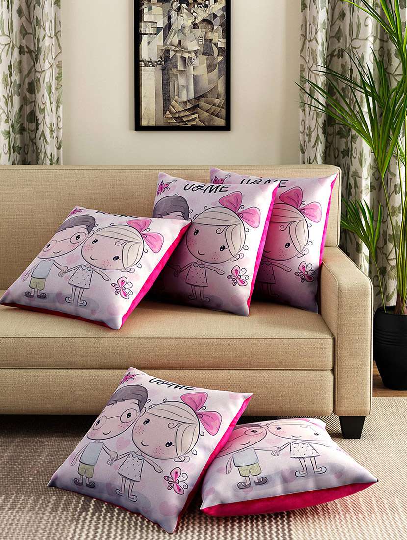 alina décor set of 5 pcs cushion cover