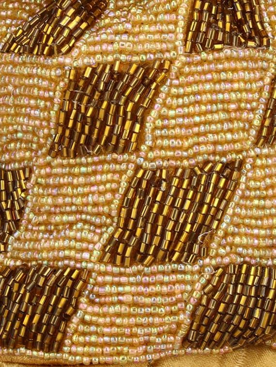 gold satin embellished potli - 12428111 - Standard Image - 3