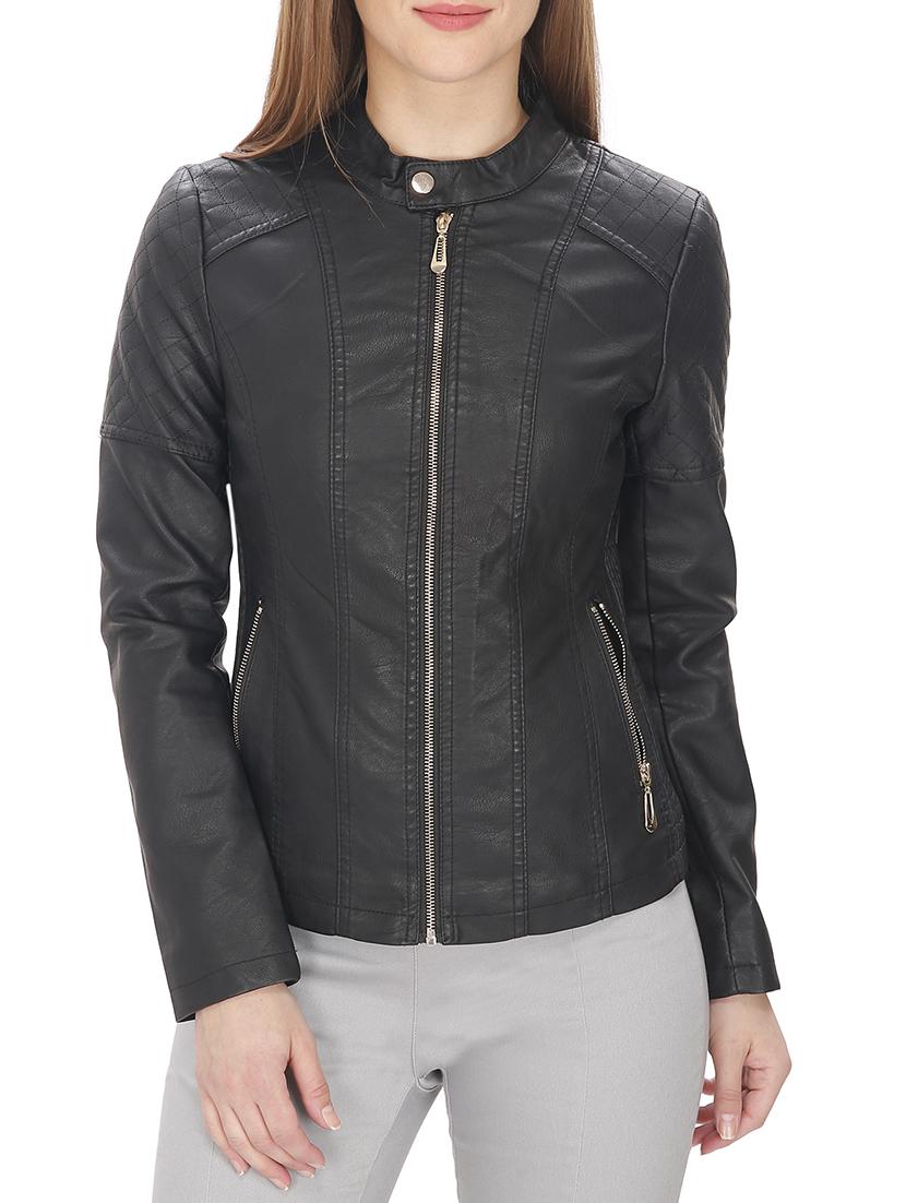 black faux leather jacket - 12431953 - Zoom Image - 0