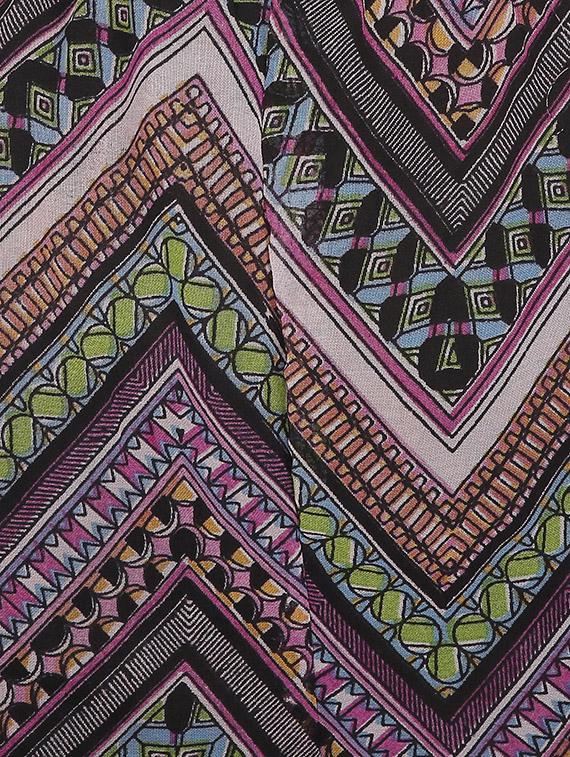 multicolored printed polyester full leg jumpsuit - 12448284 - Standard Image - 3