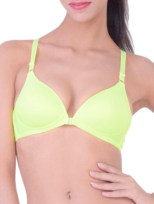 green cotton tshirt bra - 12455884 -  Standard Image - 0