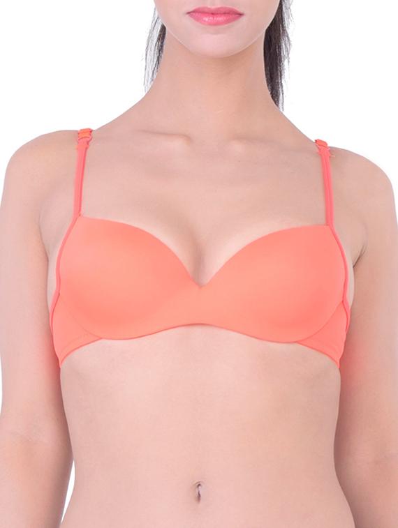 orange cotton bra - 12455896 - Zoom Image - 0