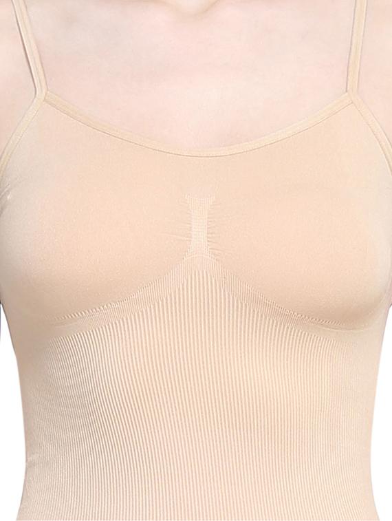beige nylon shaper camisoles - 12455992 - Standard Image - 3